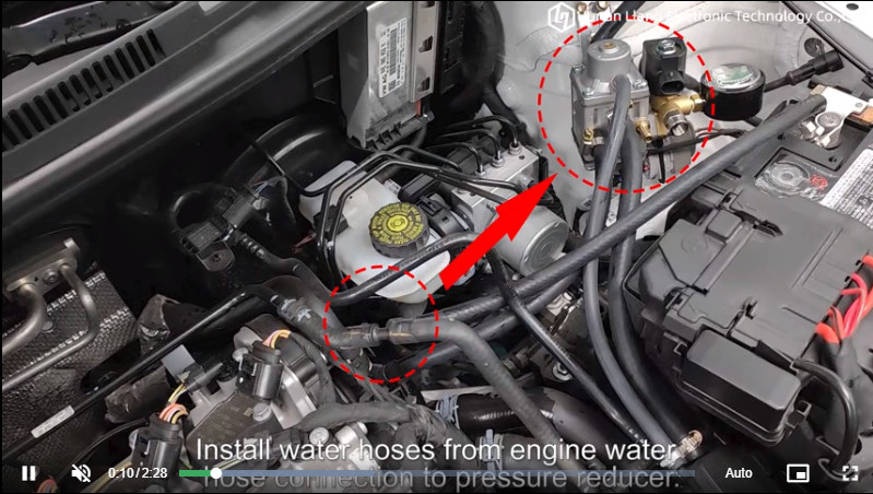 Derniers cas d'entreprise concernant 3-2 installez les tuyaux de l'eau de la connexion de tuyau de l'eau de moteur au réducteur de pression