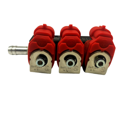 Rail d'injecteur de LLANO LN-VTK03 pour le cylindre 3 voitures de LPG CNG de 3 ohms