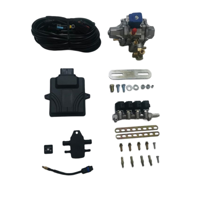 Mini Kits de Conversion GNC avec Rail d'injecteur 4 cylindres ECU 48 broches pour voitures GNC GNV