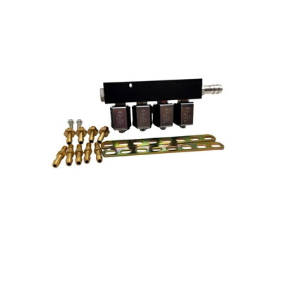 3 injecteur de rail de l'ohm LN-LIG1S LPG CNG pour 4 le kit des véhicules à moteur de conversion du cylindre GPL GNV