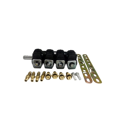 3 injecteur de rail de l'ohm LN-LIG1S LPG CNG pour 4 le kit des véhicules à moteur de conversion du cylindre GPL GNV