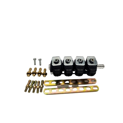 3 injecteur de rail de l'ohm LN-LIG1S LPG CNG pour 4 le kit des véhicules à moteur de conversion du cylindre GPL GNV