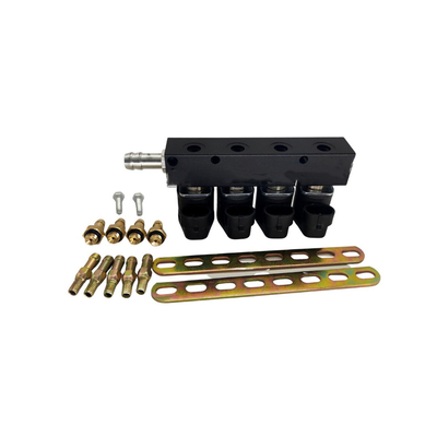 3 injecteur de rail de l'ohm LN-LIG1S LPG CNG pour 4 le kit des véhicules à moteur de conversion du cylindre GPL GNV