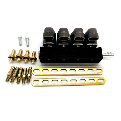 167HZ 2 ohm Grey Injector Rail LN-LIG1S pour 4 le kit de conversion de gaz du cylindre CNG LPG