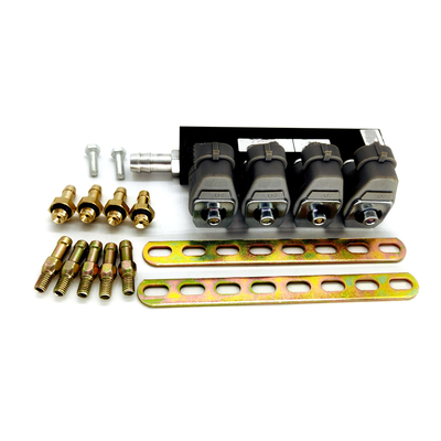 167HZ 2 ohm Grey Injector Rail LN-LIG1S pour 4 le kit de conversion de gaz du cylindre CNG LPG