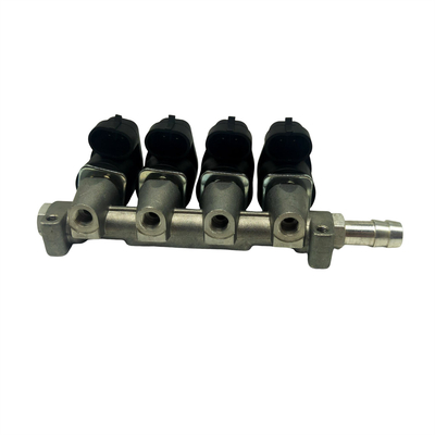 Rail multi d'injecteur de cylindre de LPG CNG du noir LN-LIG1 pour la voiture à grande vitesse de 3 ohms
