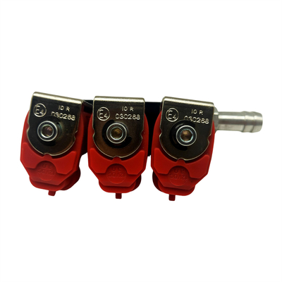 Rail d'injecteur de LLANO LN-VTK03 pour le cylindre 3 voitures de LPG CNG de 3 ohms