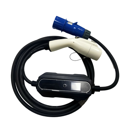 Chargeur portatif standard de GB/T20234 EV 1 phase avec l'ECO 3 Pin Blue Charging Plug
