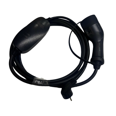 Européen à C.A. 16A 1 type portatif de chargeur de la phase 1,0 EV - 2 IEC62196