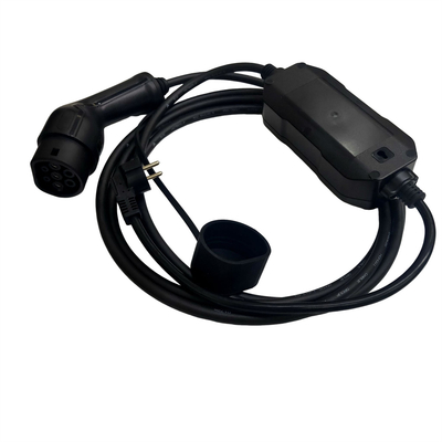 IEC62196 chargeur portatif de remplissage de la prise EV de Schuko de la norme 2,1 avec le câble de TPU