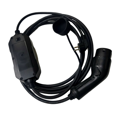 IEC62196 chargeur portatif de remplissage de la prise EV de Schuko de la norme 2,1 avec le câble de TPU