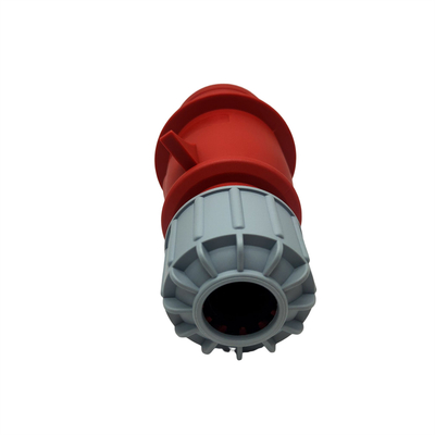 LLANO imperméabilisent Pin 7KW de 380V-415V CEE Charging Plug 5 avec le connecteur rouge