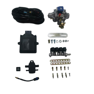Mini Kits de Conversion GNC avec Rail d'injecteur 4 cylindres ECU 48 broches pour voitures GNC GNV