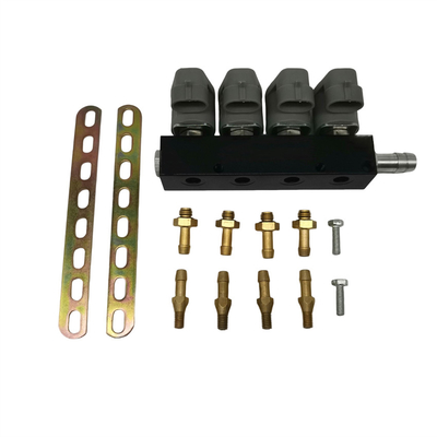 Grey Injector Rail LN-LIG1S pour 167HZ 2 système séquentiel de LPG CNG d'ohm