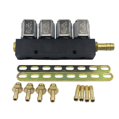 Grey Injector Rail LN-LIG1S pour 167HZ 2 système séquentiel de LPG CNG d'ohm