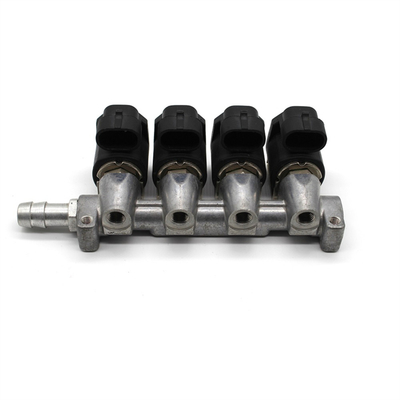 Injecteur en alliage de GPL à 4 cylindres avec tension de 12 V et résistance de 2 Ohm