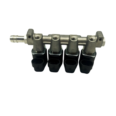 Injecteur en alliage de GPL à 4 cylindres avec tension de 12 V et résistance de 2 Ohm