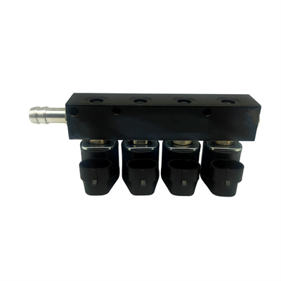 Injecteur de GNC 12V en alliage pour véhicules à 4 cylindres testé professionnellement résistance 3 Ohm
