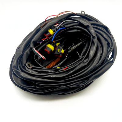 56 Armoire de câblage ECU à broche avec connecteurs multiples et protection des tuyaux en PVC