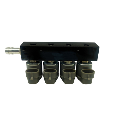 Les rails d'injection en alliage offrent un montage flexible pour différentes configurations de cylindres