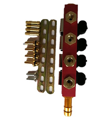 Rail d'injecteur de LPG CNG de cylindre de LLANO 4 pour le kit de conversion d'Autogas