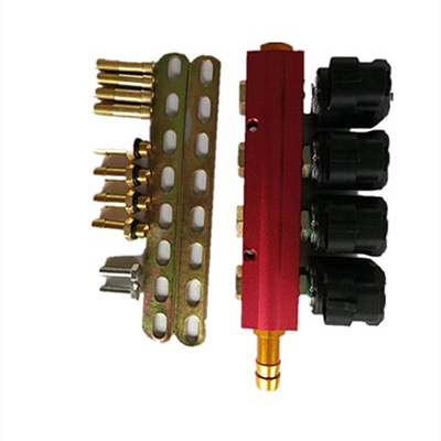 Rail d'injecteur de LPG CNG de cylindre de LLANO 4 pour le kit de conversion d'Autogas