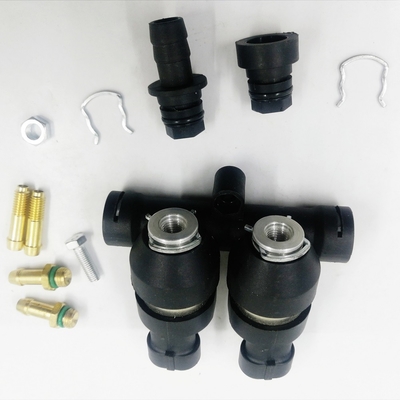 4 rail assemblé d'injecteur de LPG CNG de noir de cylindre 2Ohm/3Ohm