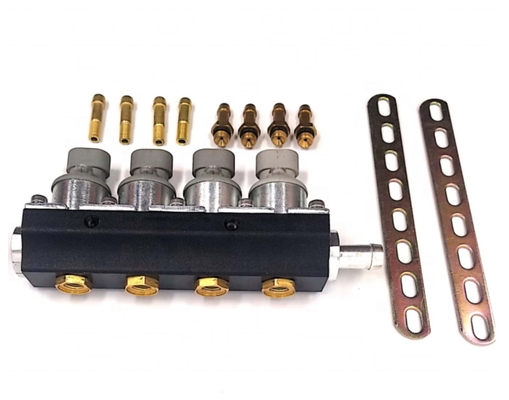 2 injecteur de rail de carburant d'Autogas LPG CNG de tuyère à gaz liquéfié de cylindre de l'ohm 4