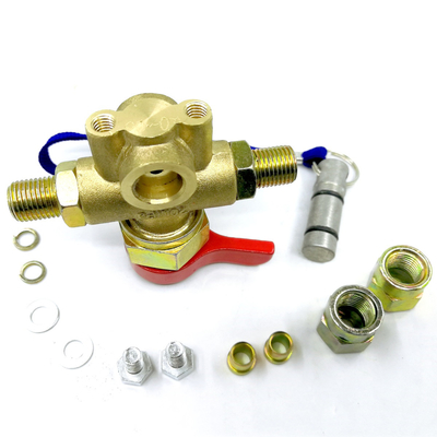 Soupape de remplissage automatique en bronze de gaz de soupape de remplissage du manuel CNG 20MPa