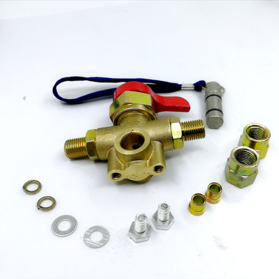 Soupape de remplissage automatique en bronze de gaz de soupape de remplissage du manuel CNG 20MPa