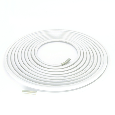 Tuyau 6mm à haute pression blanc de gaz de cylindre pour la longueur faite sur commande de gaz de LPG