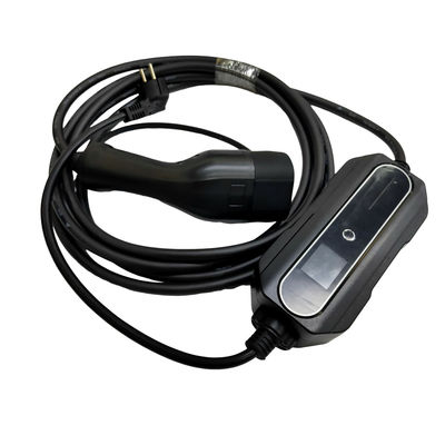 Good price Chargeur portatif argenté de l'électrodéposition EV 1 C.A. 16A de phase réglable avec la prise de remplissage de Schuko en ligne